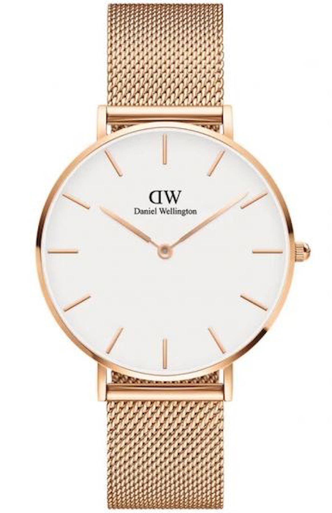 Daniel Wellington DW00100305 32 mm Rose Gold Hasır Kordon Analog Kadın Kol Saati