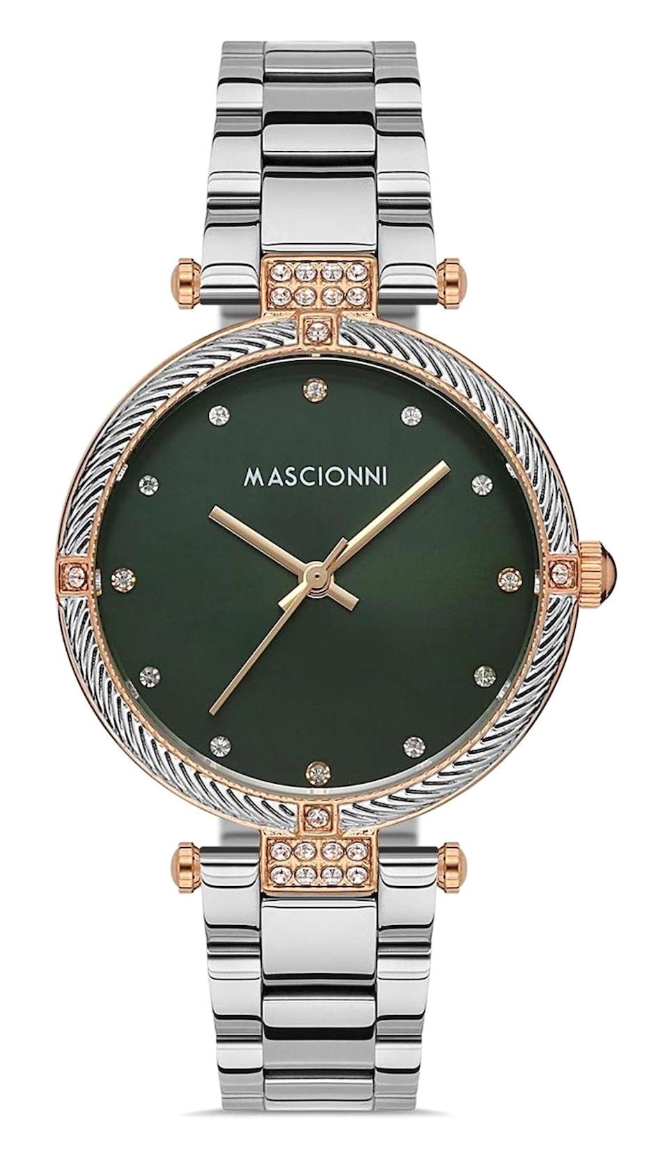 Mascionni M.1.1994A.08 38 mm Gri Çelik Kordon Analog Kadın Kol Saati