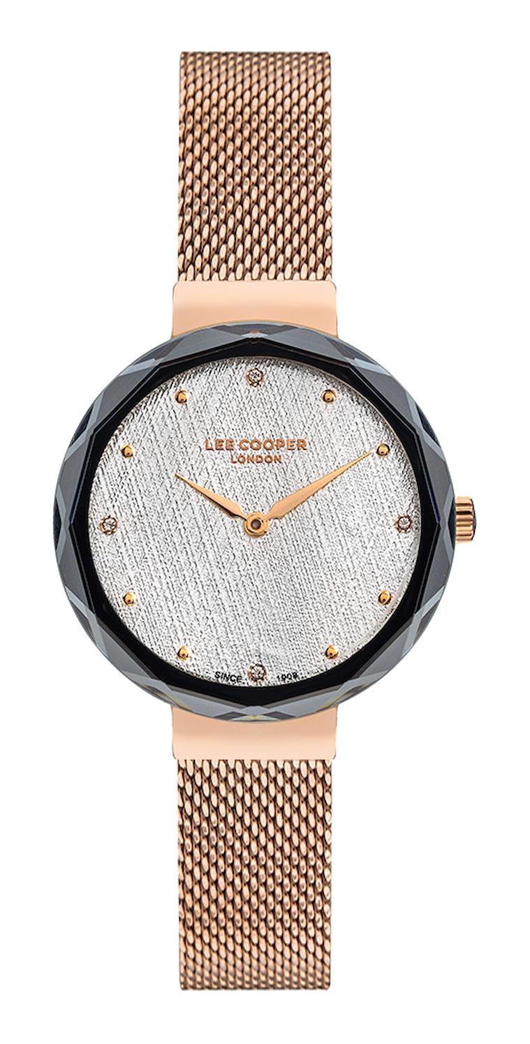 Lee Cooper LC07237.430 40 mm Rose Gold Plastik Kordon Analog Kadın Kol Saati