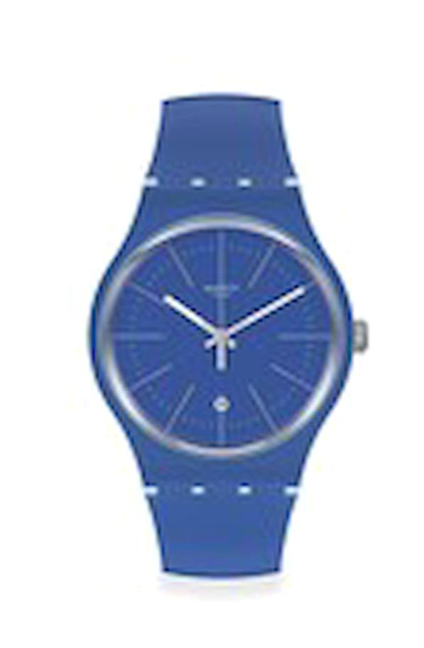 Swatch SUOS403 Takvimli 41 mm Mavi Çelik Kordon Analog Kadın Kol Saati