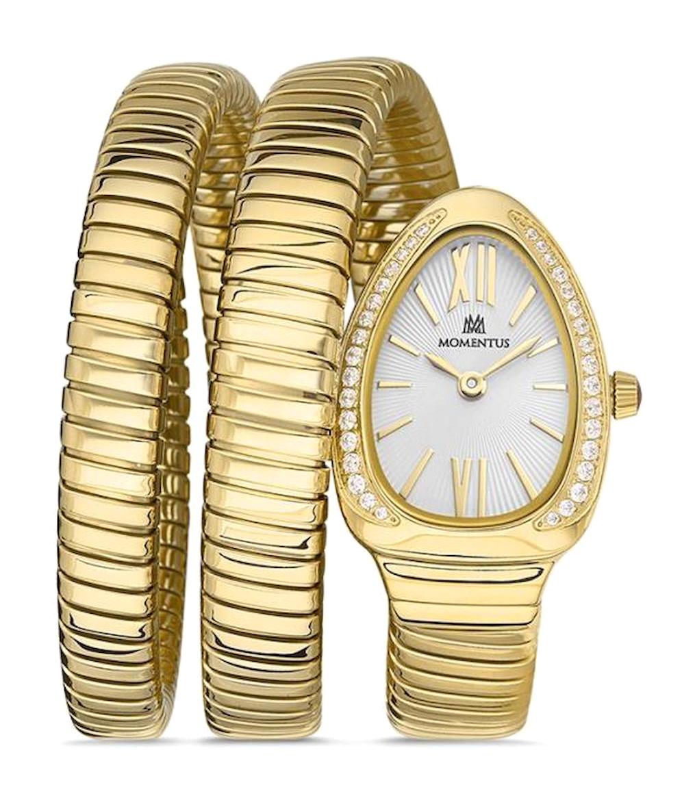 Momentus SS256G-02SG 26 mm Altın Çelik-Sarmal Kordon Analog Kadın Kol Saati