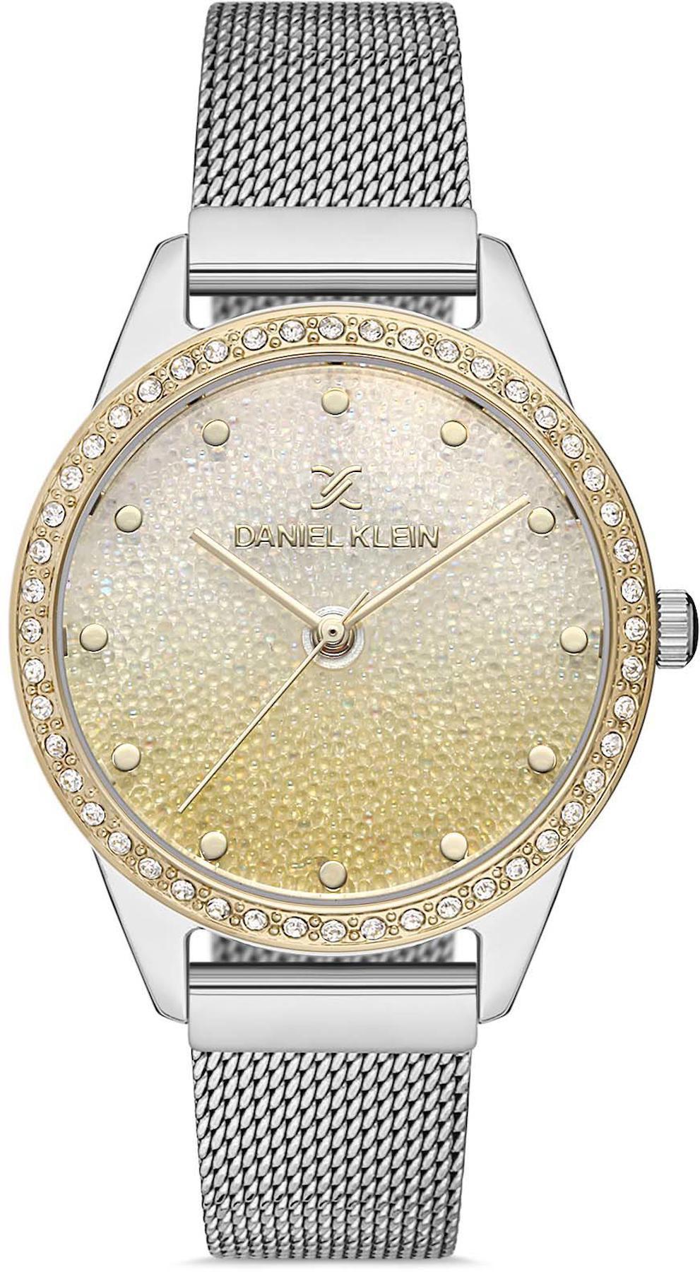 Daniel Klein DK013448G-05 36 mm Gri Çelik Kordon Analog Kadın Kol Saati
