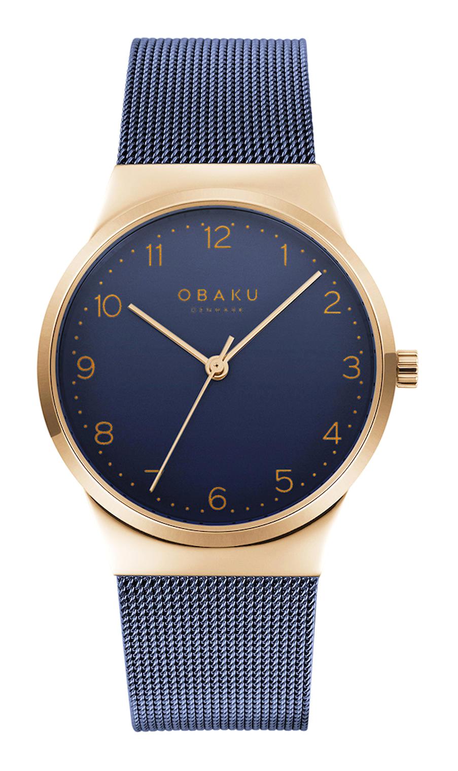 Obaku Denmark V255LXVLML 32 mm Lacivert Hasır Kordon Analog Kadın Kol Saati