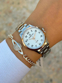 Daniel Klein DK.FT.1.141 31-35 mm Gri Çelik Kordon Analog Kadın Kol Saati