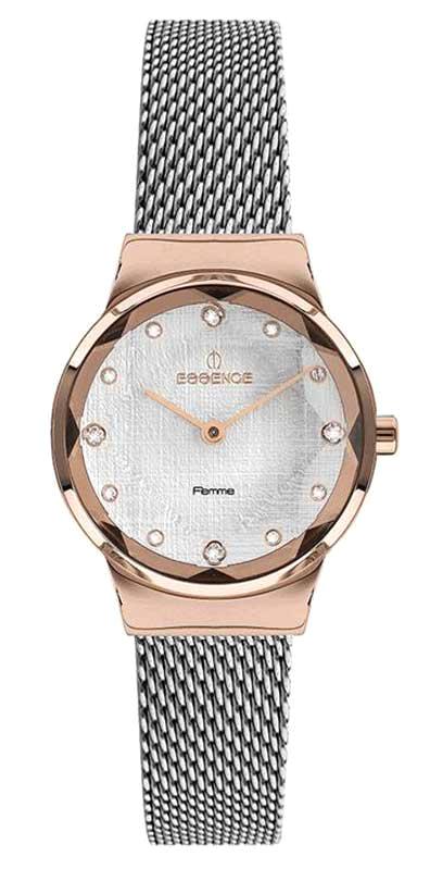 Essence ES6697FE.430 29 mm Gri Hasır Kordon Analog Kadın Kol Saati