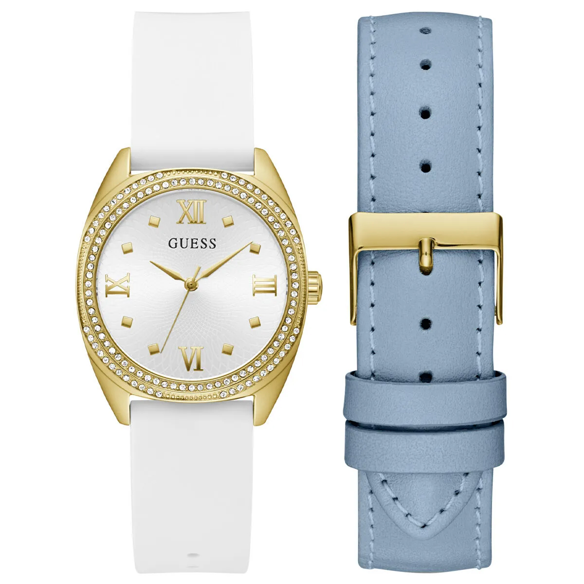 Guess GUGW0691L2 36 mm Altın Deri Kordon Analog Kadın Kol Saati