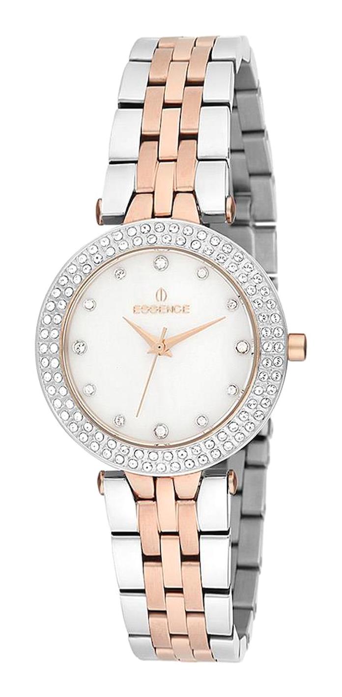 Essence D1007.520 28 mm Gri-Rose Gold Çelik Kordon Analog Kadın Kol Saati