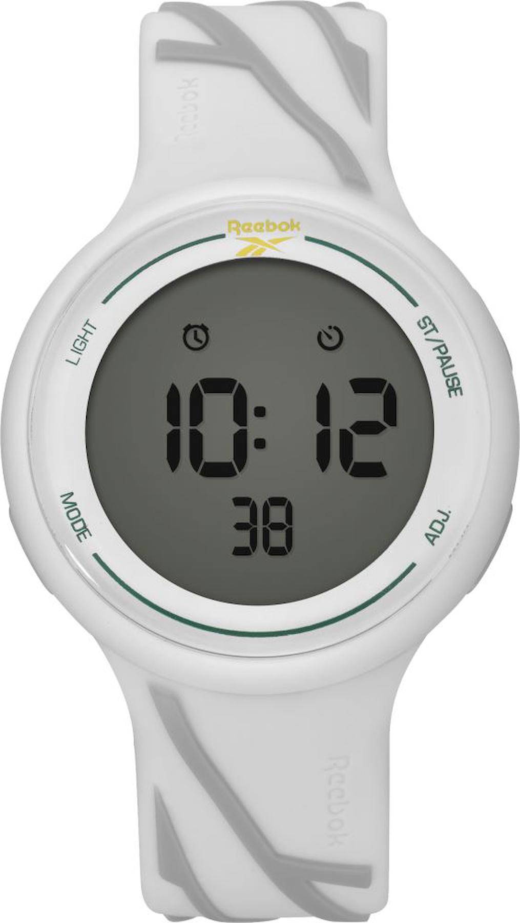 Reebok RV-ELI-U9-PWIW-WW Takvimli 43 mm Beyaz Plastik Kordon Analog Kadın Kol Saati