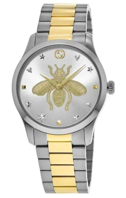 Gucci YA1264131 38 mm Çok Renkli Çelik Kordon Analog Kadın Kol Saati