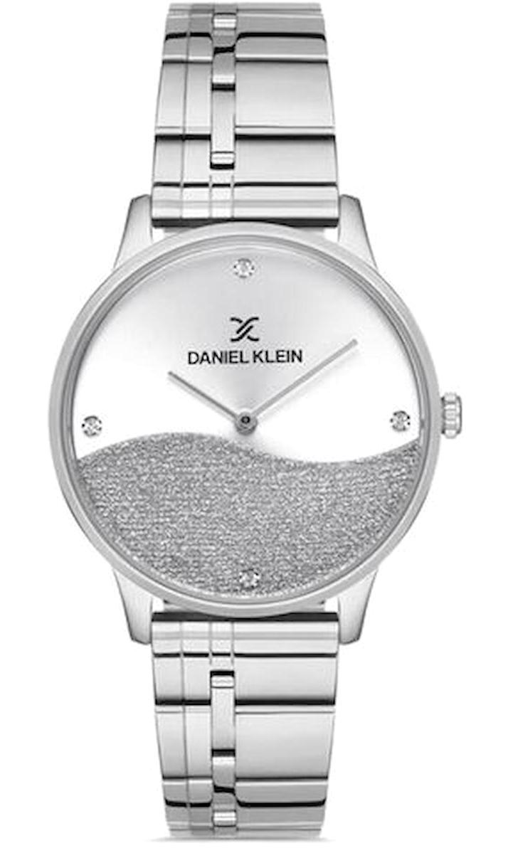Daniel Klein DK.1.12796.1 35 mm Gri Metal Kordon Analog Kadın Kol Saati