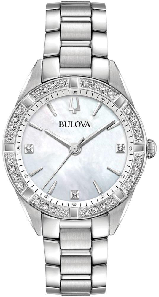 Bulova 96R228 32 mm Gri Çelik Kordon Analog Kadın Kol Saati