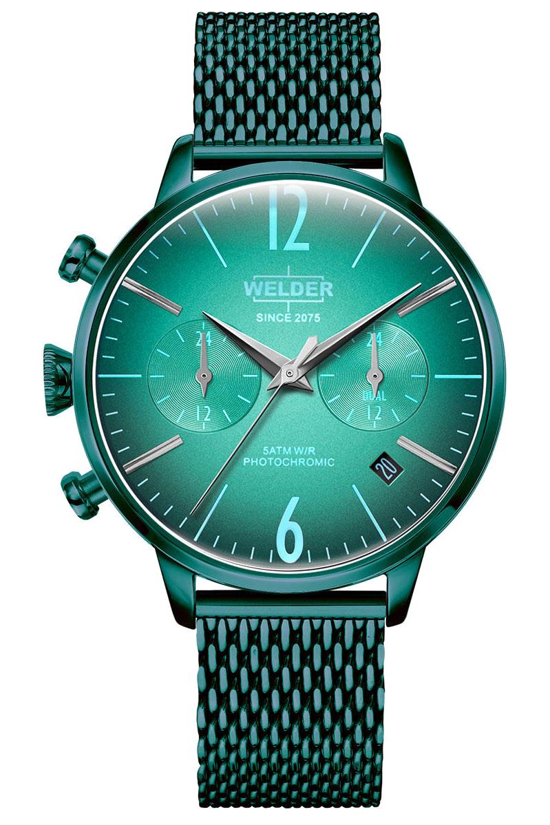 Welder Watch WWRC642 Takvimli 38 mm Yeşil Metal Kordon Analog Kadın Kol Saati