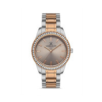 Daniel Klein DKE.1.10302.4 34 mm Gri-Rose Gold Metal Kordon Analog Kadın Kol Saati