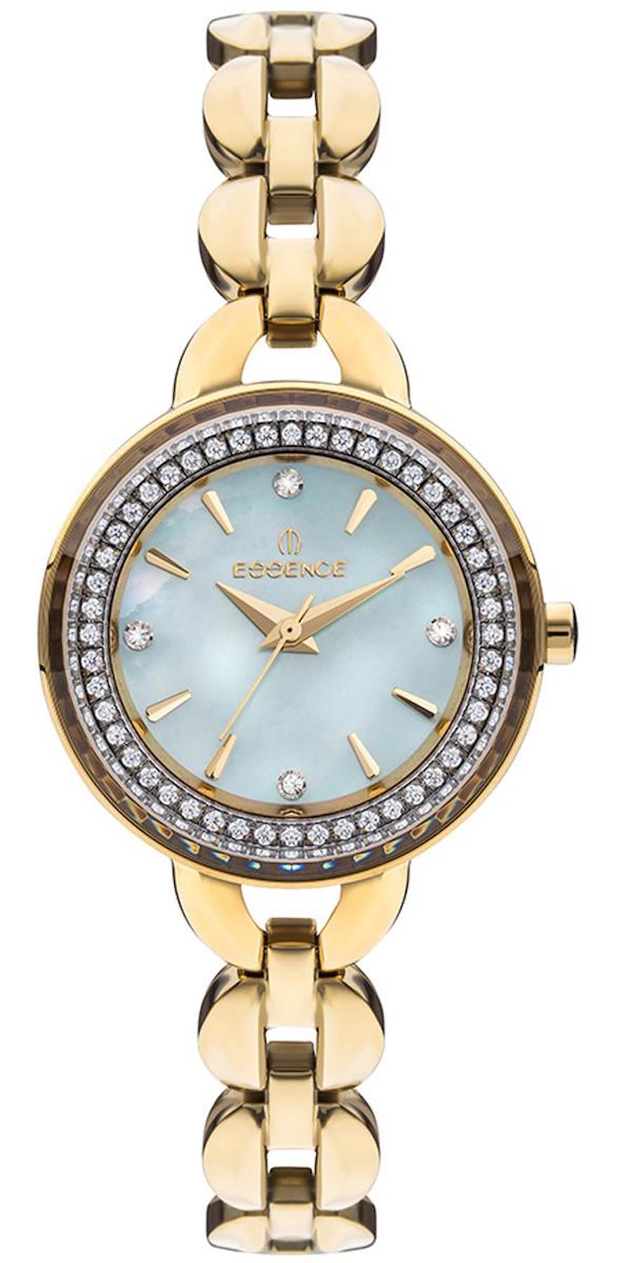 Essence D1137.100 32 mm Altın Çelik Kordon Analog Kadın Kol Saati