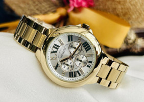 Homies HM17404S21A-01 Takvimli 33 mm Altın Çelik Kordon Analog Kadın Kol Saati