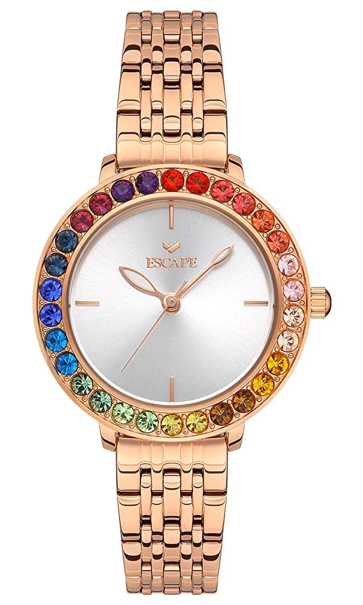 Escape ESCP203104 35 mm Rose Gold Çelik Kordon Analog Kadın Kol Saati