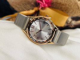 Homies HM18084S01-SRS 33 mm Gri-Rose Gold Çelik Kordon Analog Kadın Kol Saati