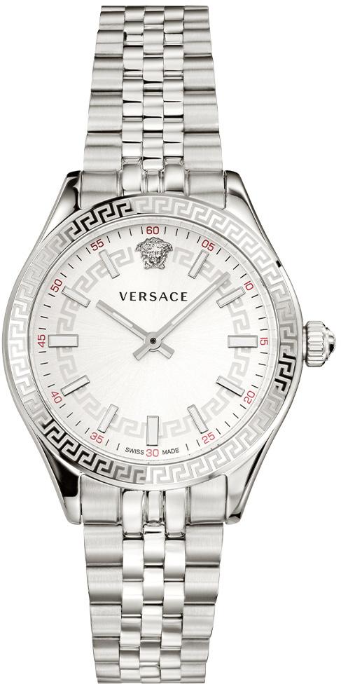 Versace VRSCVEHU00320 36 mm Gri Çelik Kordon Analog Kadın Kol Saati
