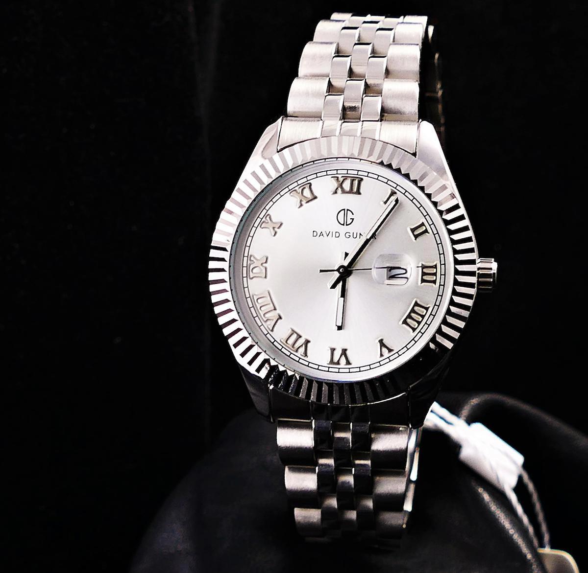 David Guner DG-8086LA-A1 36 mm Gri Çelik Kordon Analog Kadın Kol Saati