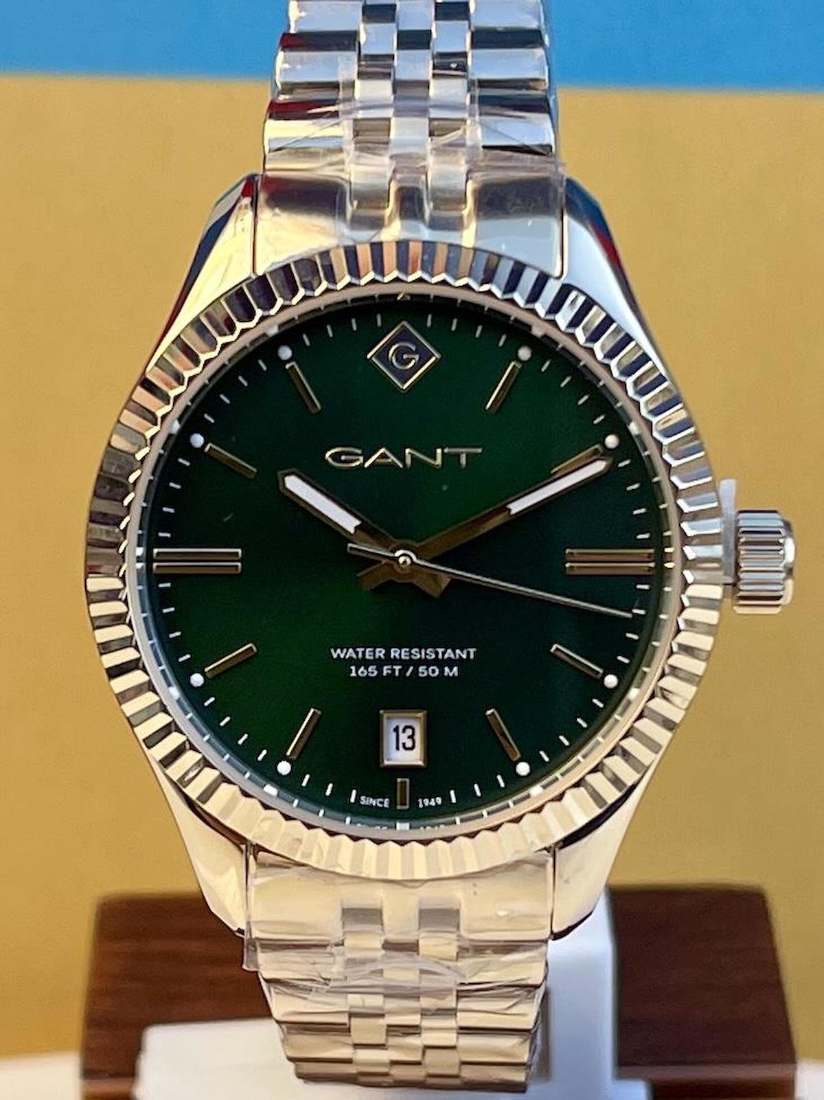 Gant G136011 Takvimli 36 mm Yeşil Çelik Kordon Analog Kadın Kol Saati