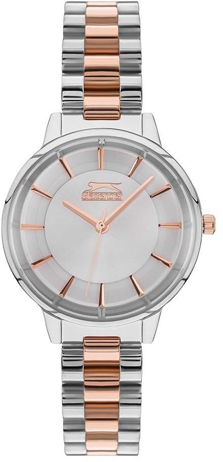 Slazenger SL.09.2054.3.03 35 mm Gri-Rose Gold Çelik Kordon Analog Kadın Kol Saati