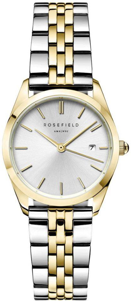 Rosefield ASDSSG.A16 28 mm Altın-Gri Çelik Kordon Analog Kadın Kol Saati
