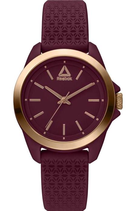 Reebok RD-PRI-L2-PVIV-V1 34 mm Bordo Plastik Kordon Analog Kadın Kol Saati
