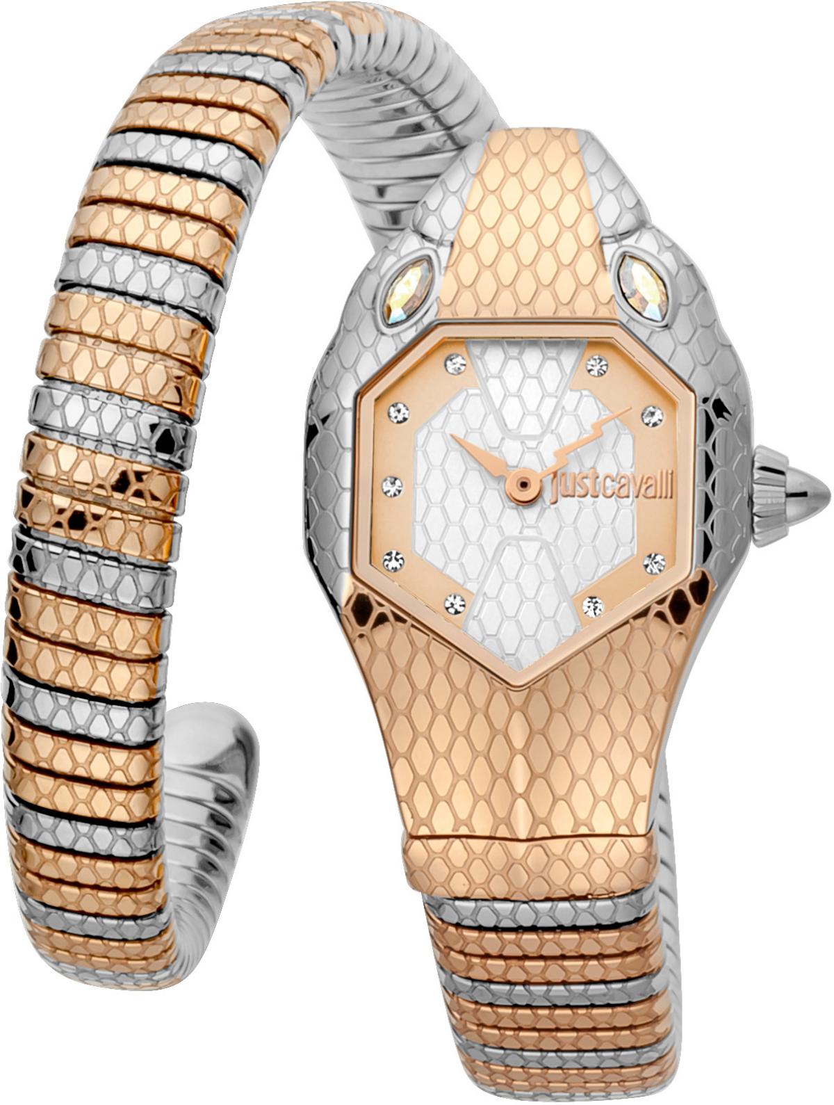 Just Cavalli JC1L177M0065 22 mm Gri-Rose Gold Çelik Kordon Analog Kadın Kol Saati