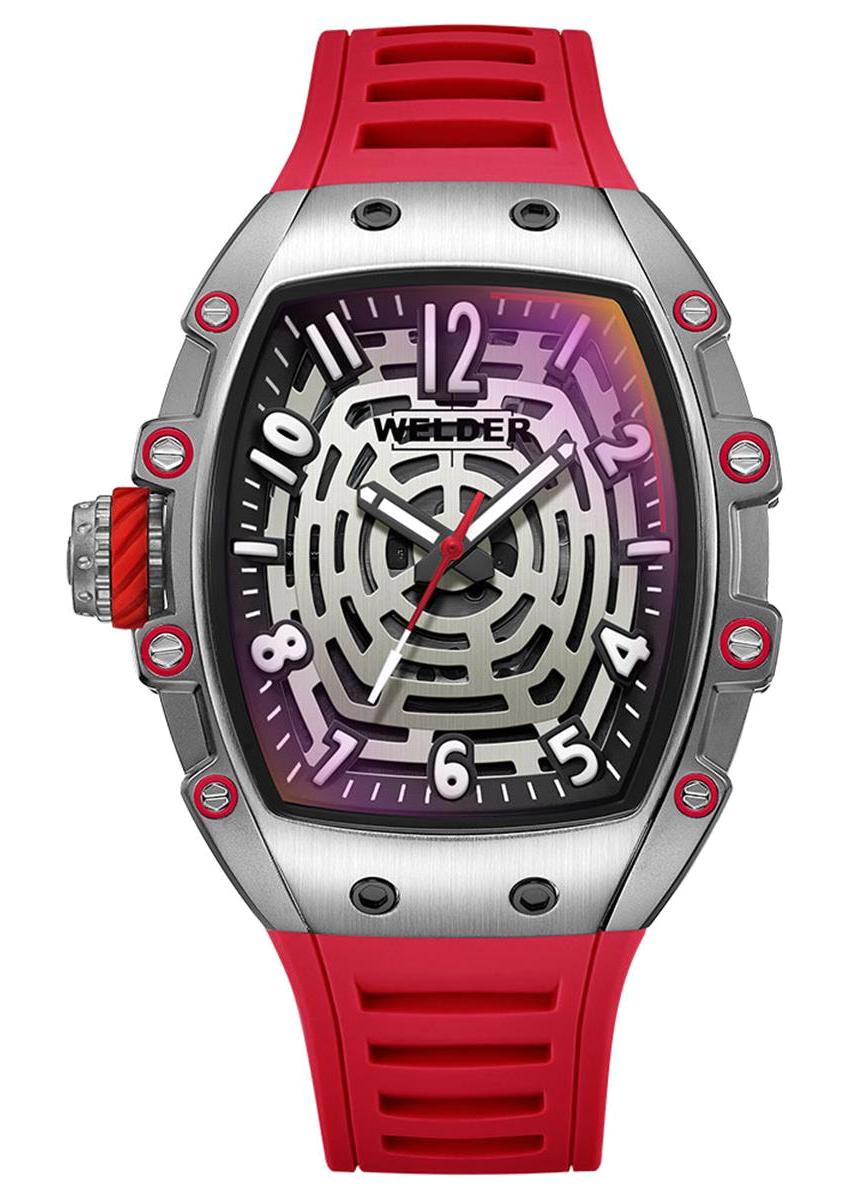 Welder Watch WRH3008-R 35 mm Kırmızı Silikon Kordon Analog Kadın Kol Saati