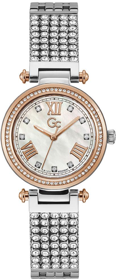 Guess GCY47009L1MF 32 mm Gri Çelik Kordon Analog Kadın Kol Saati