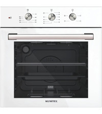Kumtel B66-SF2 (MT) 56 Lt A+ Enerji Sınıfı Analog Retro Tam Boy Ankastre Fırın Beyaz