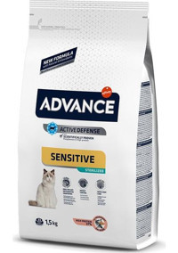 Advance Sensitive Somonlu Kısırlaştırılmış Kuru Kedi Maması 3 kg