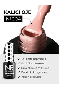 Nail Republic 004 Nude Parlak Kalıcı Oje