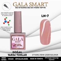 Gala Smart Natural LN7 Lila Parlak Kalıcı Simli Oje