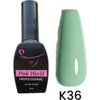 Pink World K36 Yeşil Parlak Kalıcı Oje