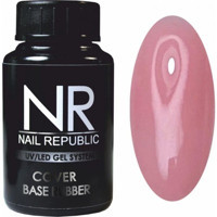 Nail Republic Cover Base 09 Pembe Parlak Kalıcı Oje