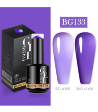 Born Pretty Pro BG133 Nude Parlak Kalıcı Jel Oje