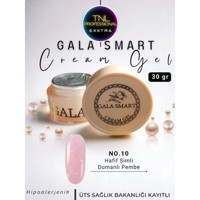 Gala Smart 10 Krem - Pembe Işıltılı Kalıcı Simli Jel Oje