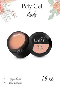 Freelady Poly Nude Parlak Kalıcı Oje