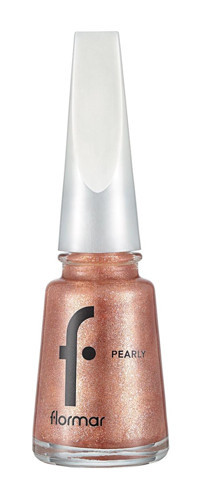 Flormar Pearly PL375 Pembe Sedefli Simli Oje