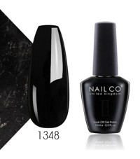 NailCo United Kingdom 1348 Siyah Parlak Kalıcı Oje