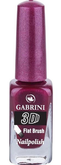 Gabrini 3D 73 Mor Işıltılı Simli Oje