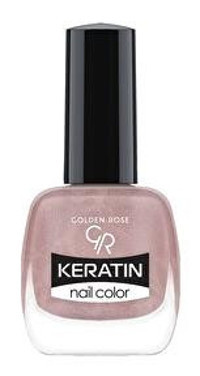Golden Rose Keratin Nail Color 52 Lila Işıltılı Simli Oje