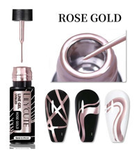 Born Pretty Liner Paint Rose Gold Parlak Kalıcı Oje