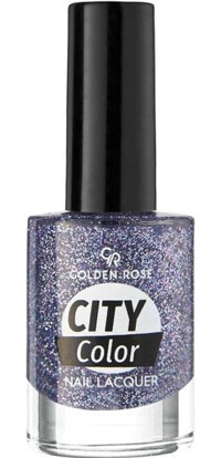 Golden Rose City Color Nail Lacquer 105 Mor Işıltılı Simli Oje