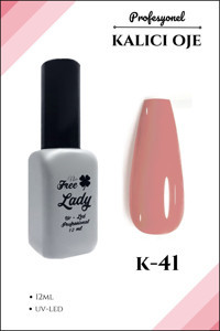 Freelady K-41 Nude Parlak Kalıcı Oje