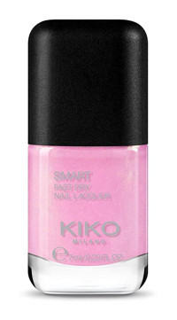 Kiko Milano Smart Fast Dry Pearly Comfy Rose 22 Pembe Parlak Simli Oje
