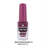 Gabrini Flat Brush 6 Pembe Mat Oje