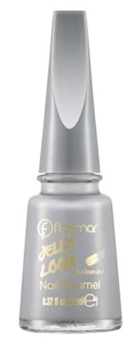 Flormar Jelly Look Gri Işıltılı Oje