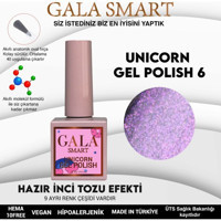 Gala Smart Unicorn U6 Altın Sarısı Işıltılı Kalıcı Simli Oje